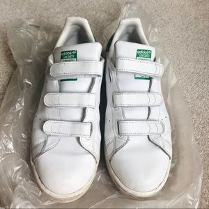 Stan smith green sneakers velcro